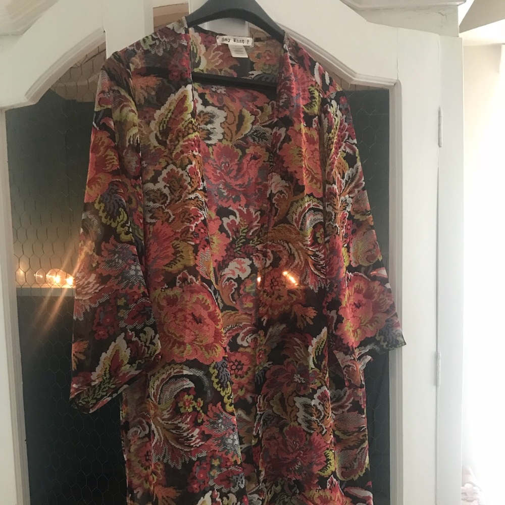 Floral kimono